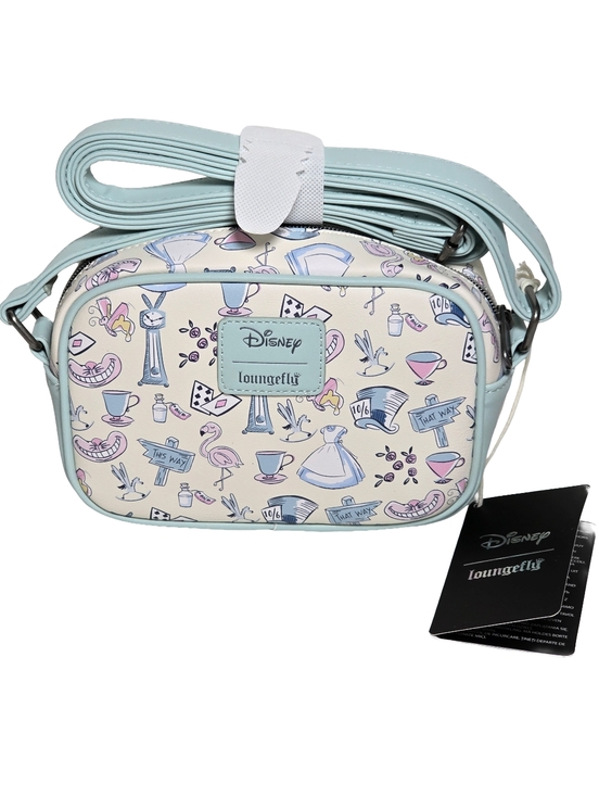 Loungefly Handbags - Disney Loungefly Alice in Wonderland Crossbody Bag NWT Pastel